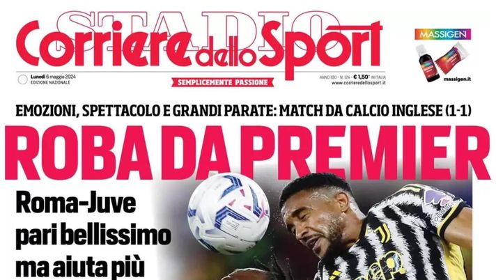 PRIMA PAGINA corriere DELLO SPORT OGGI: “Inzaghi al rinnovo, ci metto la firma”