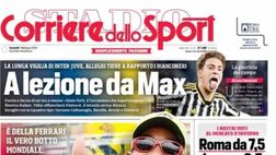 PRIMA PAGINA CORRIERE DELLO SPORT: “Napoli, mercato da sei in pagella”