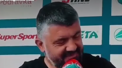 VIDEO – Gattuso, che succede?! Beve dalla bottiglietta, ma qualcosa non va