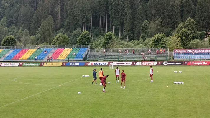 L’allenamento mattutino a Pinzolo: presente regolarmente Pellegri - immagine 1