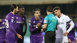 Calvarese sull’arbitro di sabato: “Bravo, ma qualche fischio in più per i viola…”