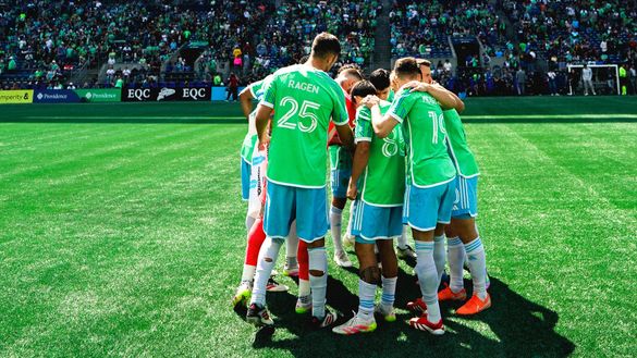 Giocatori del Seattle Sounders. (Foto presa dal sito soundersfc.com) Seattle Sounders-Psg, dove vedere il match in diretta tv e streaming live- immagine 2