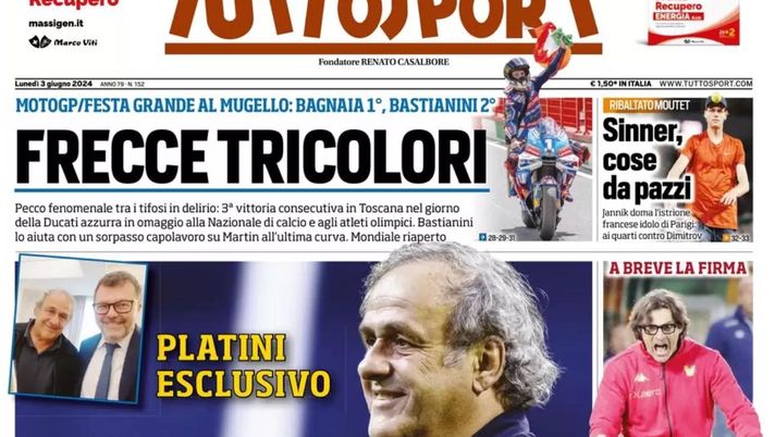 PRIMA PAGINA TUTTOSPORT OGGI: “Conte…alla rovescia. Napoli è già rovente” prima pagina tuttosport oggi
