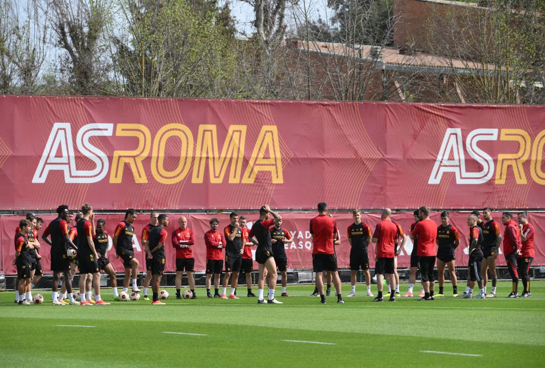 Roma, allenamento a Trigoria in vista del Milan: c’è Azmoun – FOTO GALLERY - immagine 10