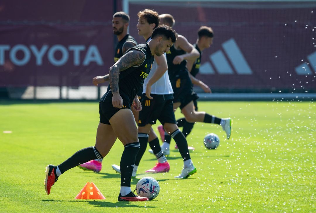 Roma, allenamento mattutino a Trigoria in vista dell’Hellas Verona – FOTO GALLERY - immagine 22