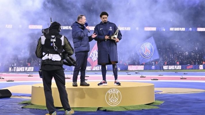 PSG, Marquinhos storico: premiato al Parco dei Principi per sue 436 presenze - immagine 1
