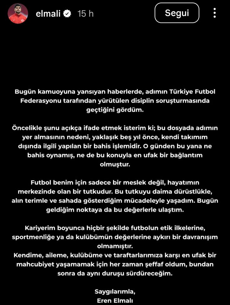 Caos Galatasaray, Eren Elmali sospeso per coinvolgimento in scommesse sportive- immagine 2