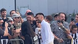 VIDEO – Nico Gonzalez acclamato dai tifosi alle visite con la Juventus