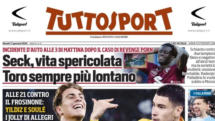 prima pagina tuttosport