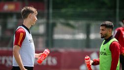 Roma, l’allenamento dopo la confitta con l’Atalanta – FOTO GALLERY