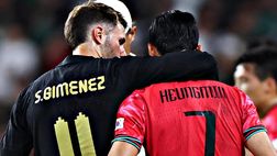 Gimenez, che golazo: sinistro all’incrocio e il Messico pareggia