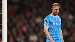Napoli, tegola De Bruyne: a rischio per la Supercoppa Italiana contro il Milan?