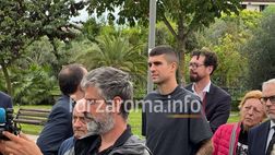 Roma, l’inaugurazione del nuovo giardino “Nils Liedholm”. Presenti Mancini e Vitali