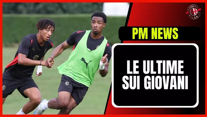 Vos e Zeroli AC Milan allenamento Milanello
