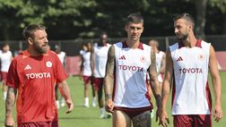 Trigoria, Pellegrini torna in gruppo. In campo anche Soulé e Dahl