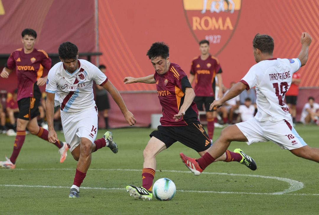 Roma-Trastevere, le immagini della prima amichevole di Gasperini – FOTO GALLERY - immagine 19