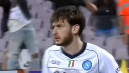 Magia di Kvara al Franchi, punizione da urlo dell’asso azzurro: la reazione rabbiosa