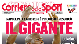 PRIMA PAGINA CORRIERE DELLO SPORT OGGI: “Napoli, palla a Big Rom”