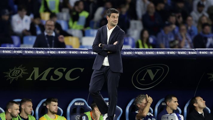NAPLES, ITALY - OCTOBER 25: Cristian Chivu FC Internazionale head coach during the Serie A match between SSC Napoli and FC Internazionale at Stadio Diego Armando Maradona on October 25, 2025 in Naples, Italy. (Photo by Francesco Pecoraro/Getty Images) Inter, Chivu: “In Supercoppa ho visto cose buone. Ecco perché Frattesi gioca poco” - immagine 1