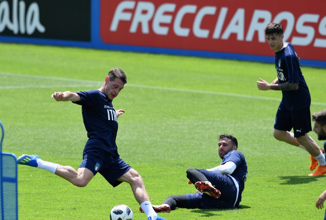Fotogallery – Il primo allenamento azzurro di Belotti con Mancini - immagine 7