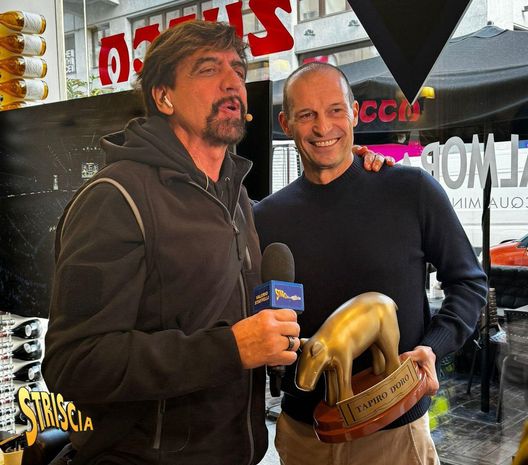 Tapiro d’oro per Max Allegri: “Sto bene in vacanza. Premier? C’è la Manica, non ho i braccioli”- immagine 2