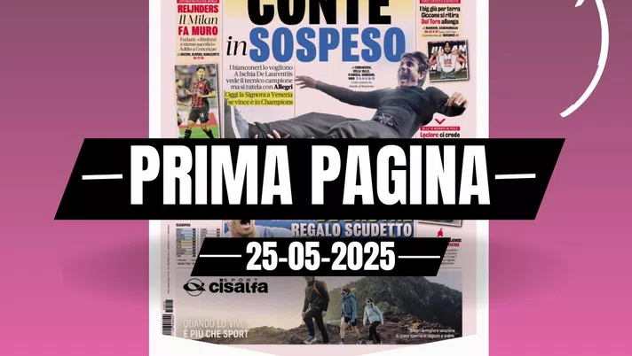 Prima pagina Gazzetta dello Sport: 'Reijnders, il Milan fa muro'