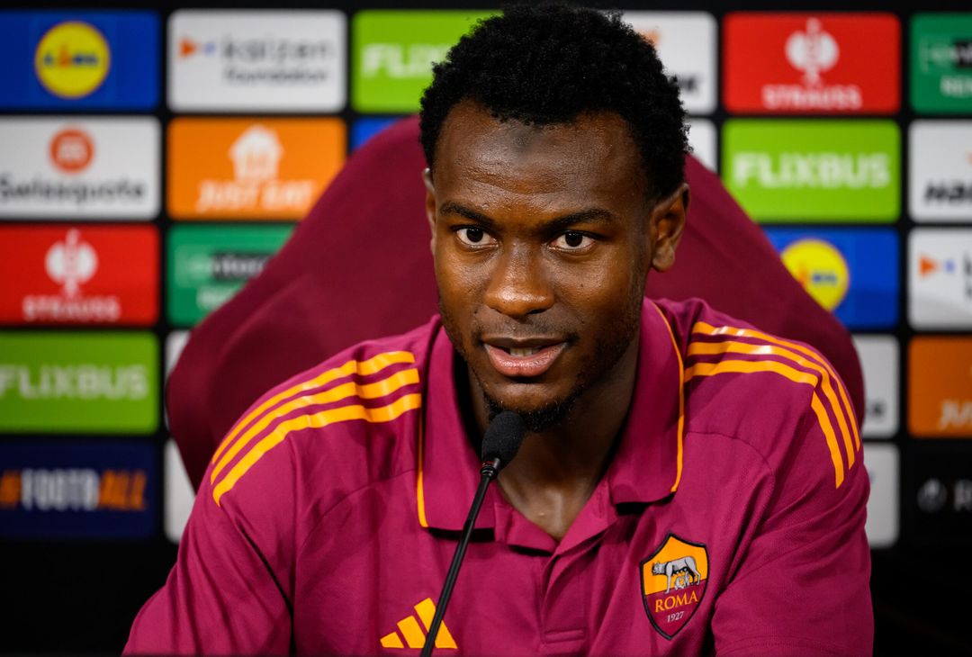 Roma-Lille, la conferenza stampa di Gasperini e Ndicka – FOTO GALLERY - immagine 16