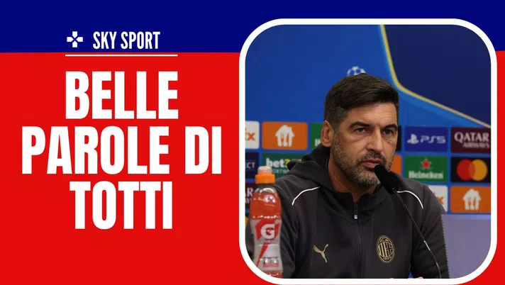 Paulo Fonseca conferenza pre Bayer Leverkusen-Milan. Il parere di Totti (Champions League 2024-2025 News