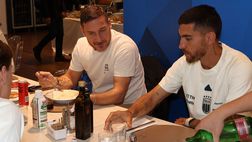Totti ritrova Pellegrini e Spalletti a Coverciano – FOTO GALLERY