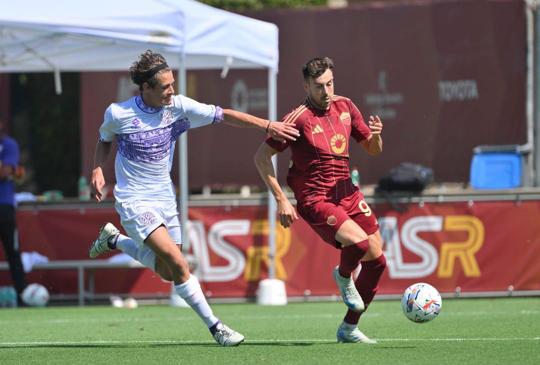 Roma, scarico a Trigoria e partitella con l’Ostiamare – FOTO GALLERY - immagine 4