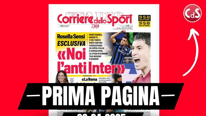 Prima pagina Corriere dello Sport: 'Milan, il DS è un nodo'