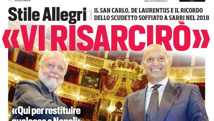 Prime pagine giornali sportivi oggi: il Napoli sui media- immagine 1