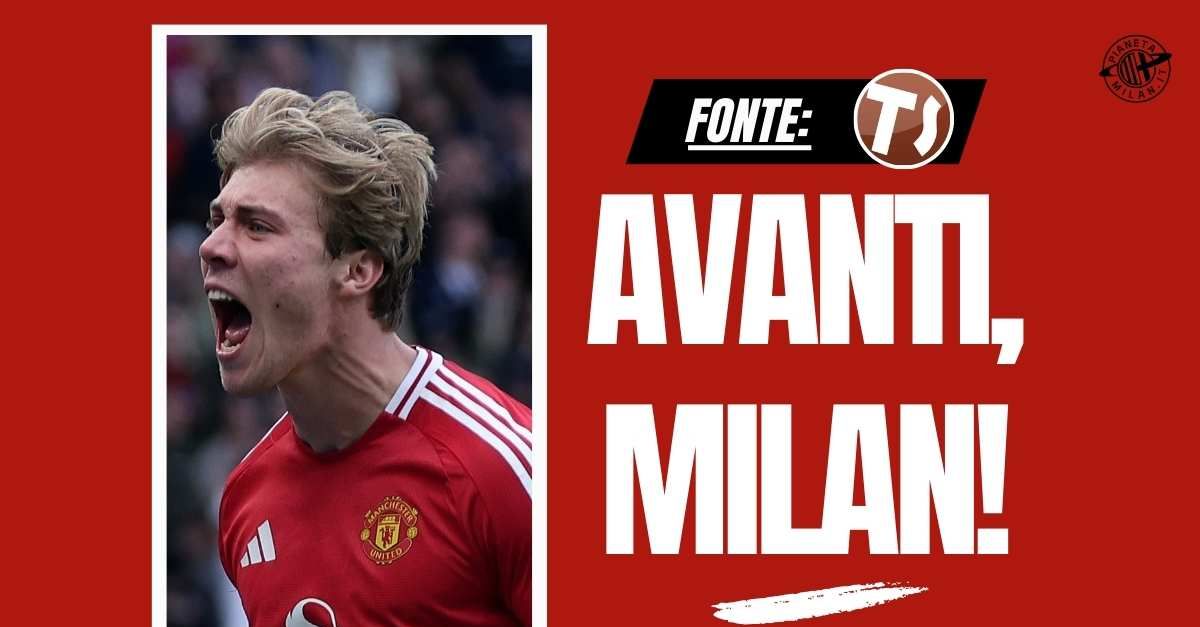 calciomercato milan ecco la reale distanza con lo united per hojlund