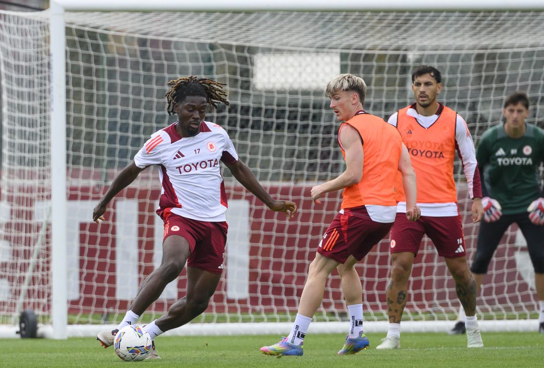 Trigoria, l’allenamento a tre giorni dalla gara con il Torino – FOTO GALLERY - immagine 23
