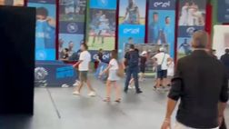 Ritiro Castel di Sangro, palazzetto addobbato per il Napoli e i suoi tifosi