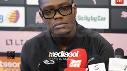 FOTO, Emanuel Gyasi incontra i giornalisti