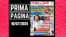 Prima pagina Corriere dello Sport: “Juventus, l’era di Thuram secondo”