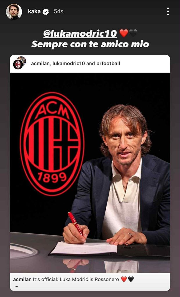 Modric-Milan: l’accoglienza trionfale e il benvenuto di Kaká- immagine 2