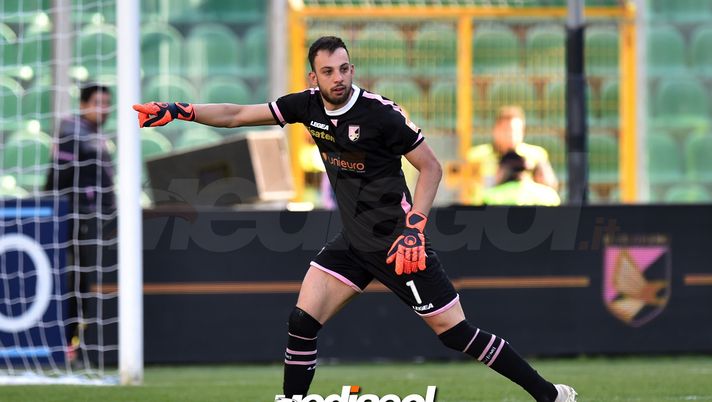 PALERMO, ITALY - MARCH 17: Alberto Brignoli, goalkeeper of Palermo, in action during the Serie B match between US Citta di Palermo and Carpi FC at Stadio Renzo Barbera on March 17, 2019 in Palermo, Italy. (Photo by Tullio M. Puglia/Getty Images) Ex Palermo, Brignoli: “Desplanches ha fatto bene con l’under 21, giocare a Palermo non è facile” - immagine 1