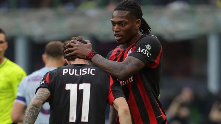 Christian Pulisic e Rafael Leao, attaccanti AC Milan