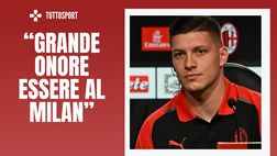 Milan, Jovic: “Un grande passo. Non sono al 100% fisicamente”
