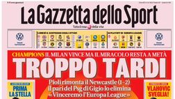 LA PRIMA PAGINA DELLA GAZZETTA DELLO SPORT: “Addio Totonno, fu lui a portare Diego a Napoli”