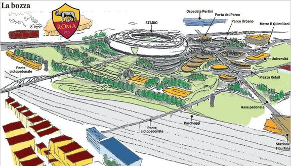 Stadio Pietralata Stadio della Roma, Veloccia: “Sugli espropri la delega agevolerà il club”- immagine 2