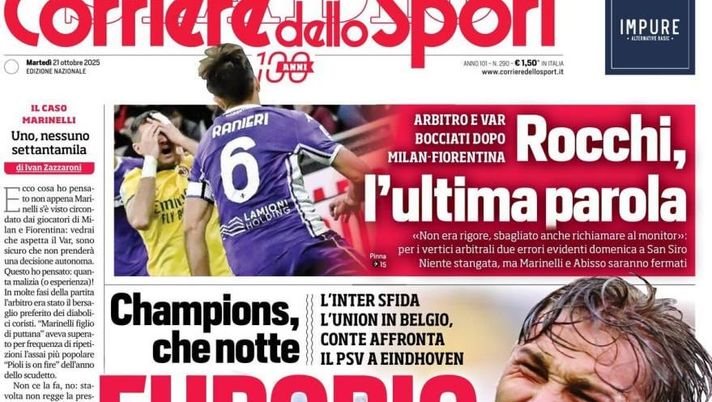 Il Napoli sui media: le prime pagine dei quotidiani di oggi- immagine 1