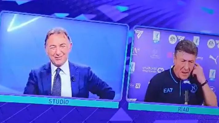 VIDEO La gufata di Mauro: “Walter sei pronto per la finale con l’Inter?”. La reazione - immagine 1