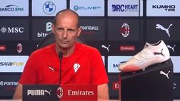 Milan, Allegri: “Contro il Napoli un test importante, sono i favoriti. Su Leao…”