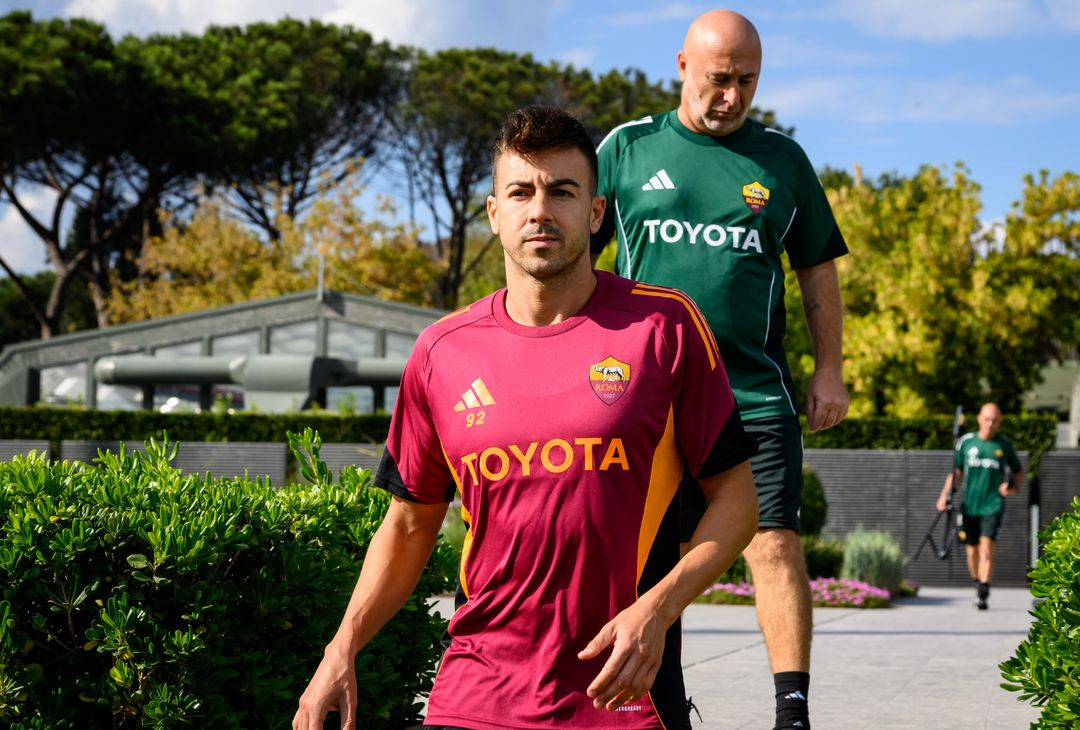 Trigoria, la rifinitura alla vigilia di Roma-Lille – FOTO GALLERY - immagine 16