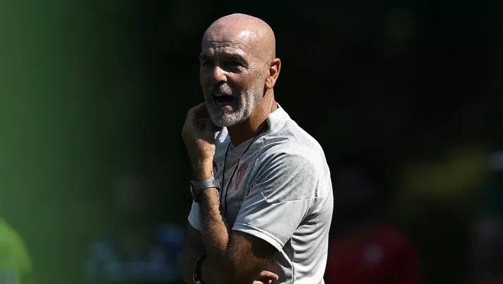 Stefano Pioli AC Milan amichevole Milan-Novara 4-2 precampionato 2023-2024