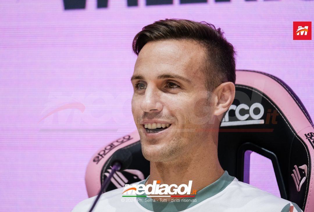 FOTO PALERMO, la presentazione di Valerio Verre in conferenza stampa (Gallery) - immagine 9