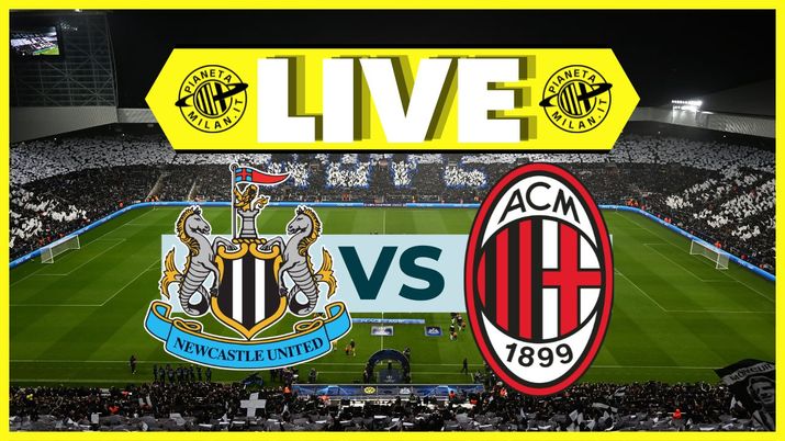 LIVE Newcastle-Milan Champions League 2023-2024